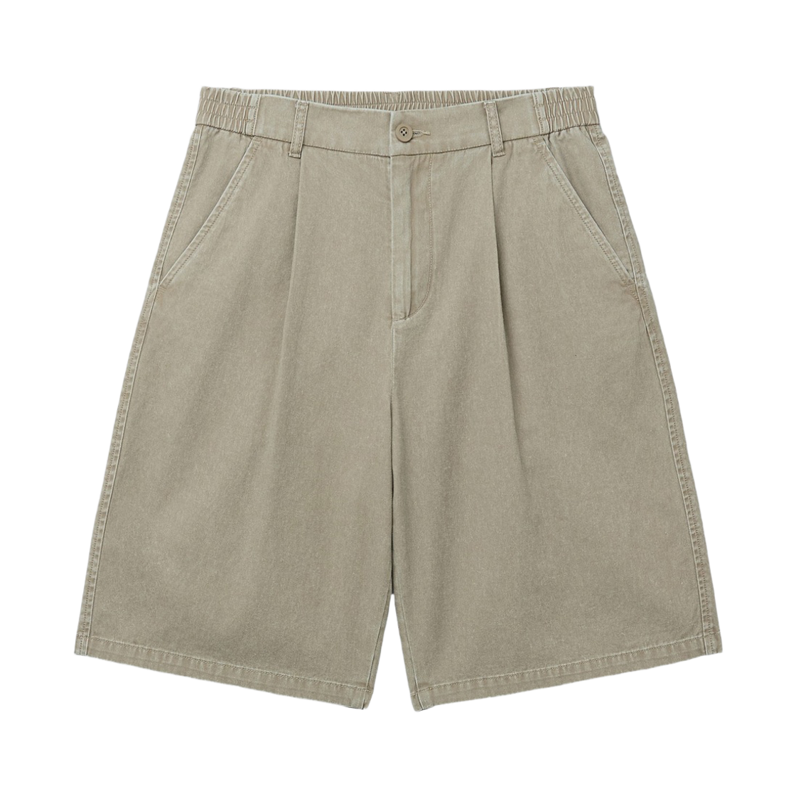 CWPAM26491BEX Customellow Cotton Dyed Shorts Beige