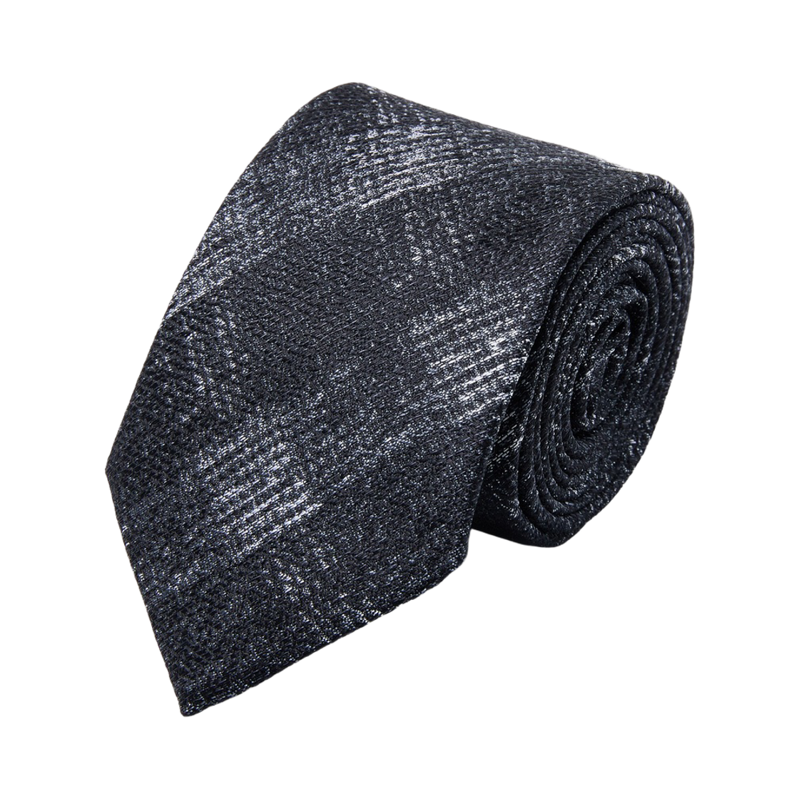 커스텀멜로우 체크 타이 블랙(Customellow Check Tie Black)