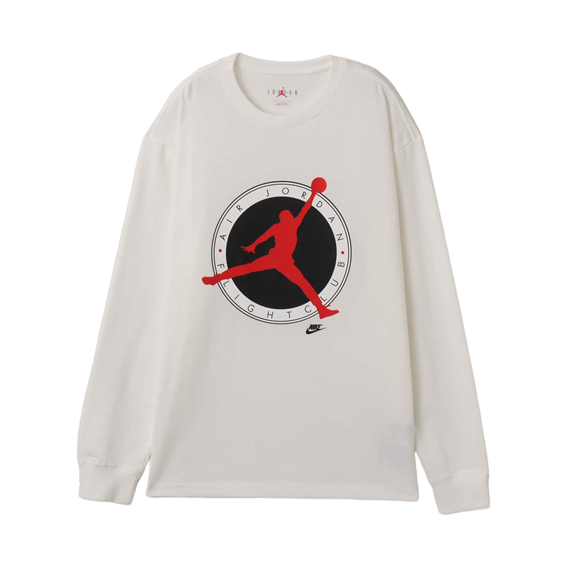 IF3010-100 Jordan Flight Club Long Sleeve T-Shirt White University Red (IF3010-100)