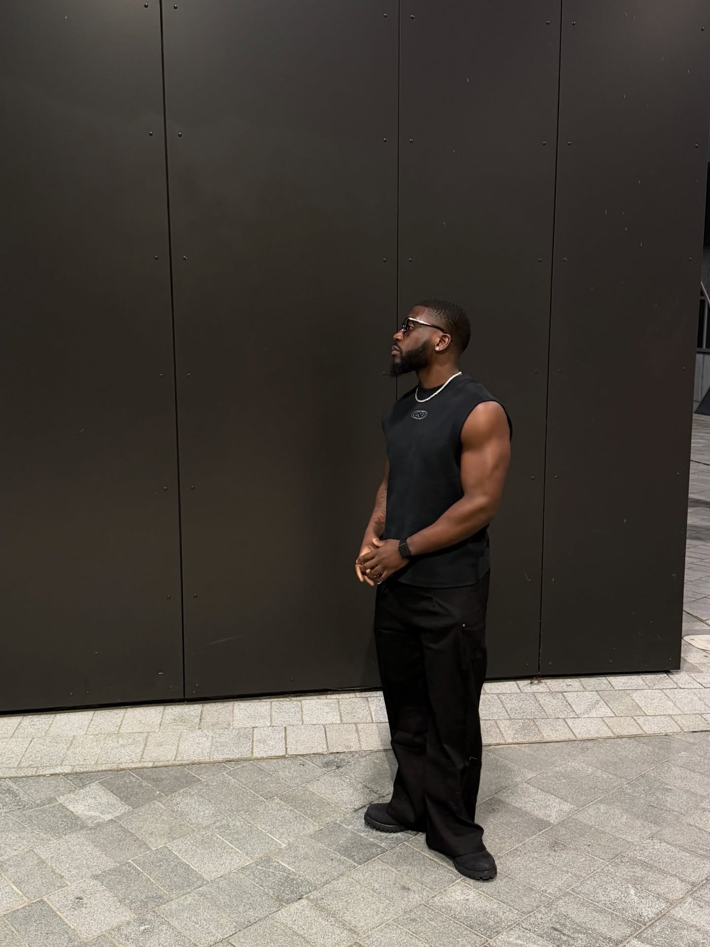 [KREAM 단독] About:Blank AB Sport Sleeveless T-Shirt Washed Black - 26SS 착용 스타일 - 1