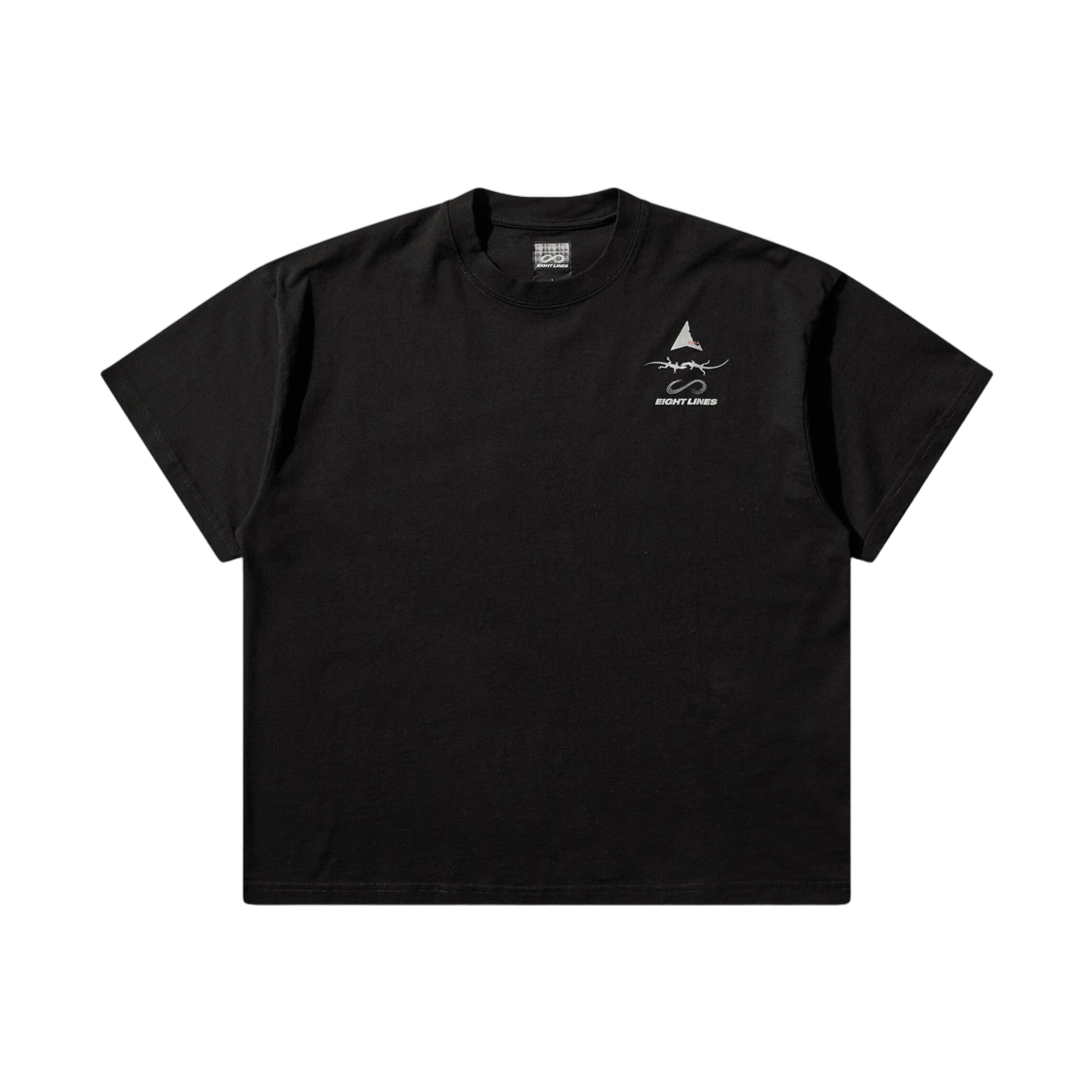 로아 x 에이트라인 티셔츠 블랙(ROA x Eightlines T-Shirt Black) - 1