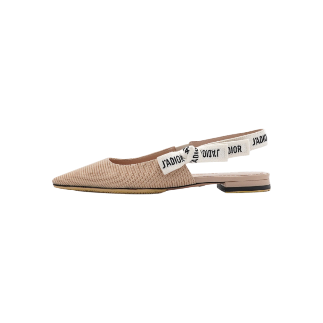 ITG6USVQDJQN Dior J'Adior Nude Technical Fabric Slingback Flats