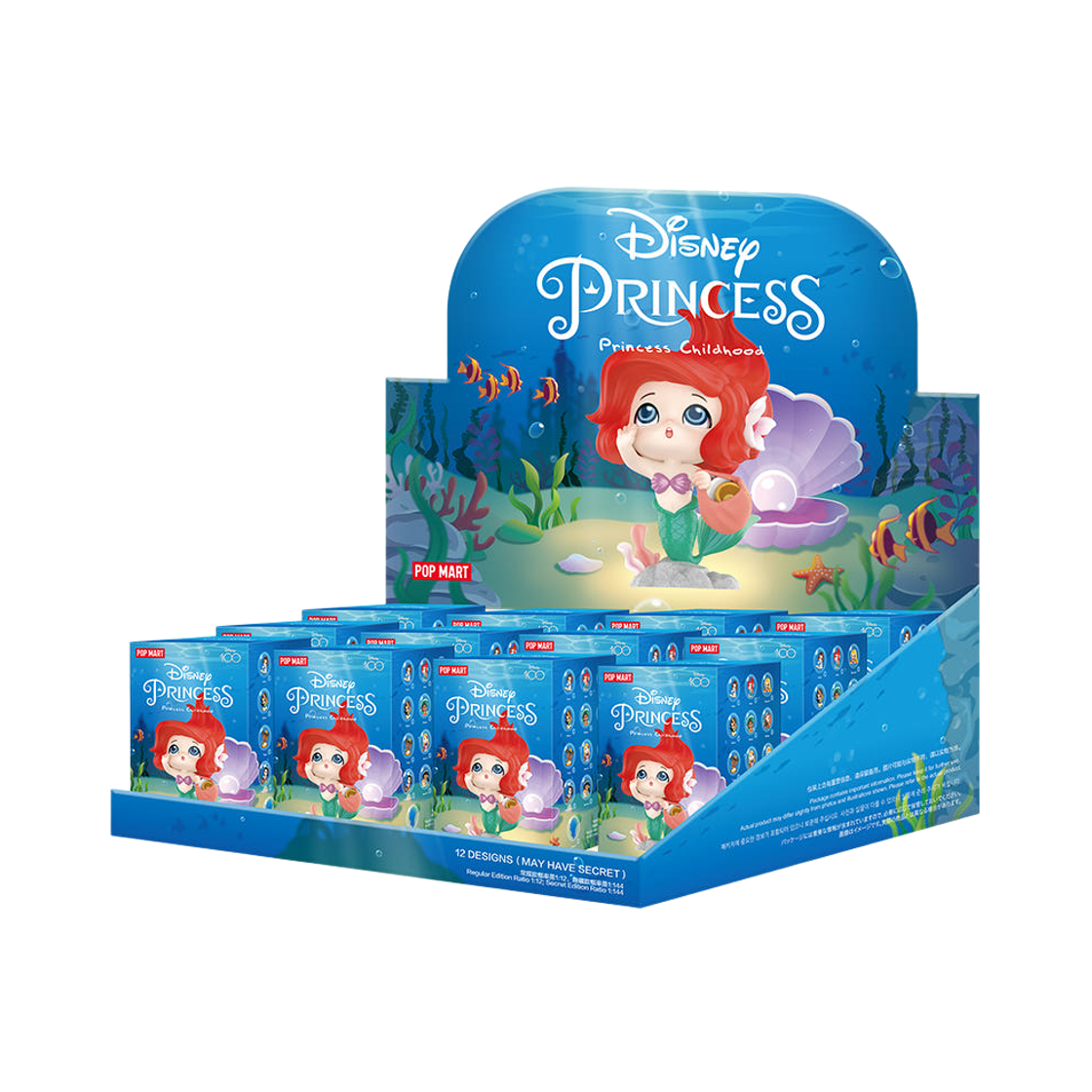 - Pop Mart Disney 100th Anniversary Princess Childhood Series Figures Sealed Case (12 Blind Boxes)
