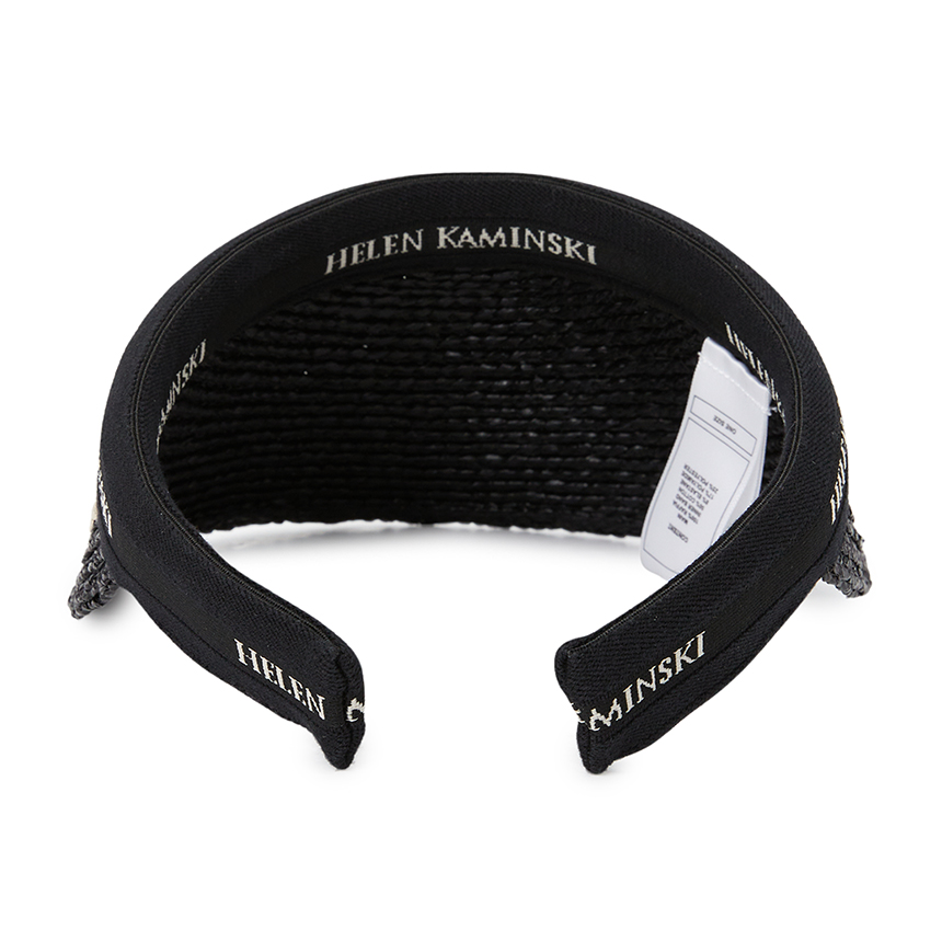 [15% 쿠폰] (W) 헬렌 카민스키 비앙카 바이저 차콜 블랙([15% 쿠폰] (W) Helen Kaminski Bianca Visor Charcoal Black) - 4