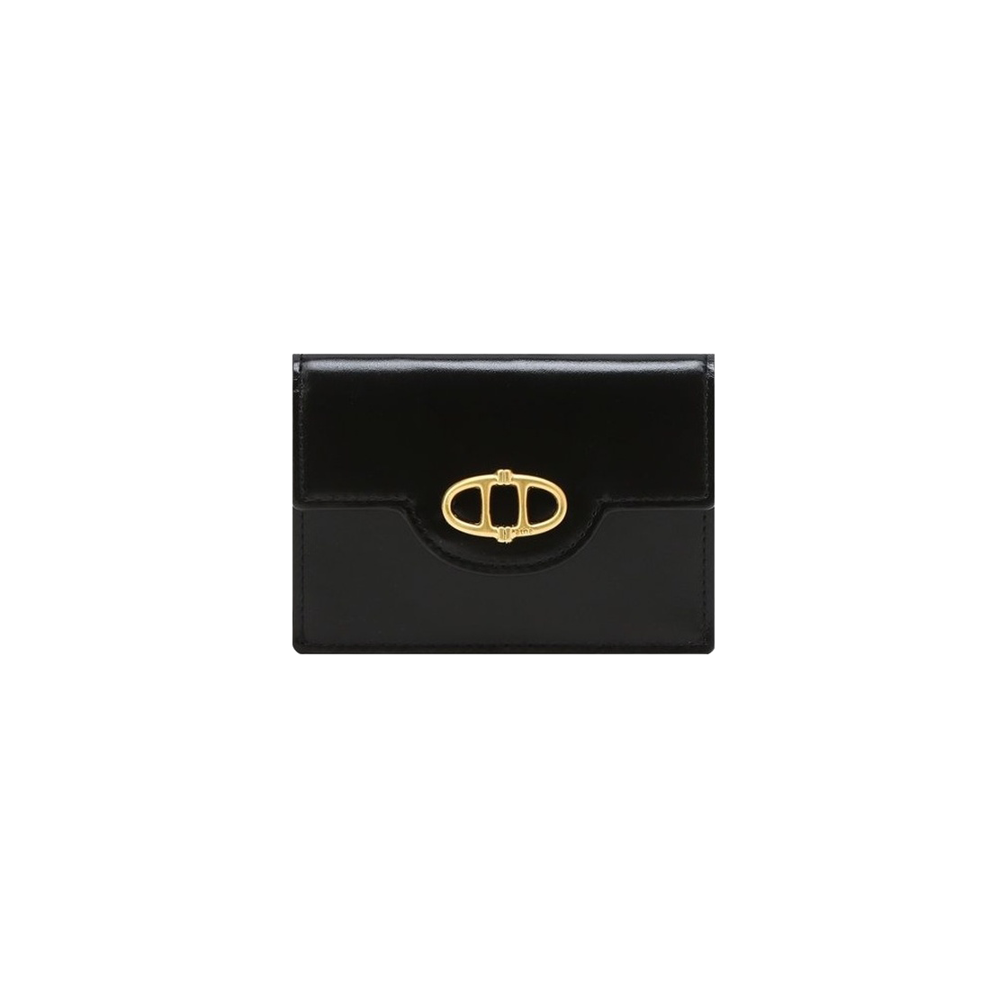 AAHO6F360BK Athe Vanessabruno Acc Black Bottalato Flap Card Wallet Aaho6F360Bk Black