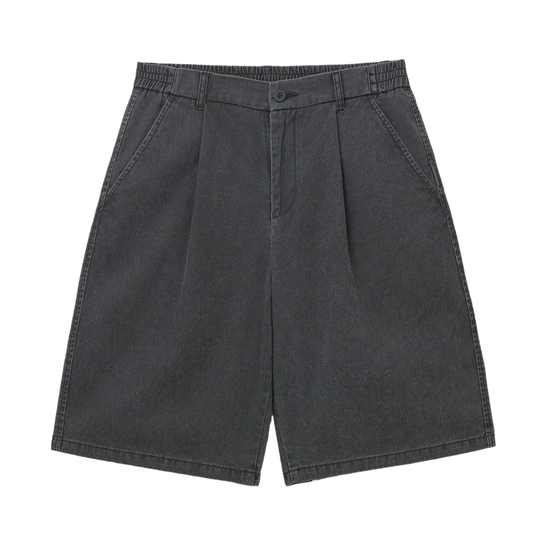 CWPAM26491GYD Customellow Cotton Dyed Shorts Dark Gray
