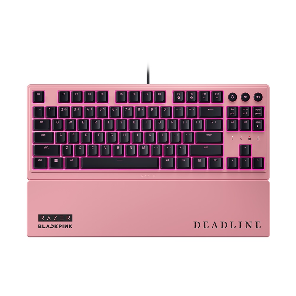 레이저 오나타 V3 TKL 블랙핑크 에디션 게이밍 키보드 영문 텐키리스(Razer Ornata V3 TKL Blackpink Edition)