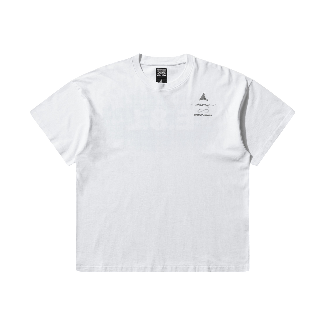 로아 x 에이트라인 티셔츠 화이트(ROA x Eightlines T-Shirt White)
