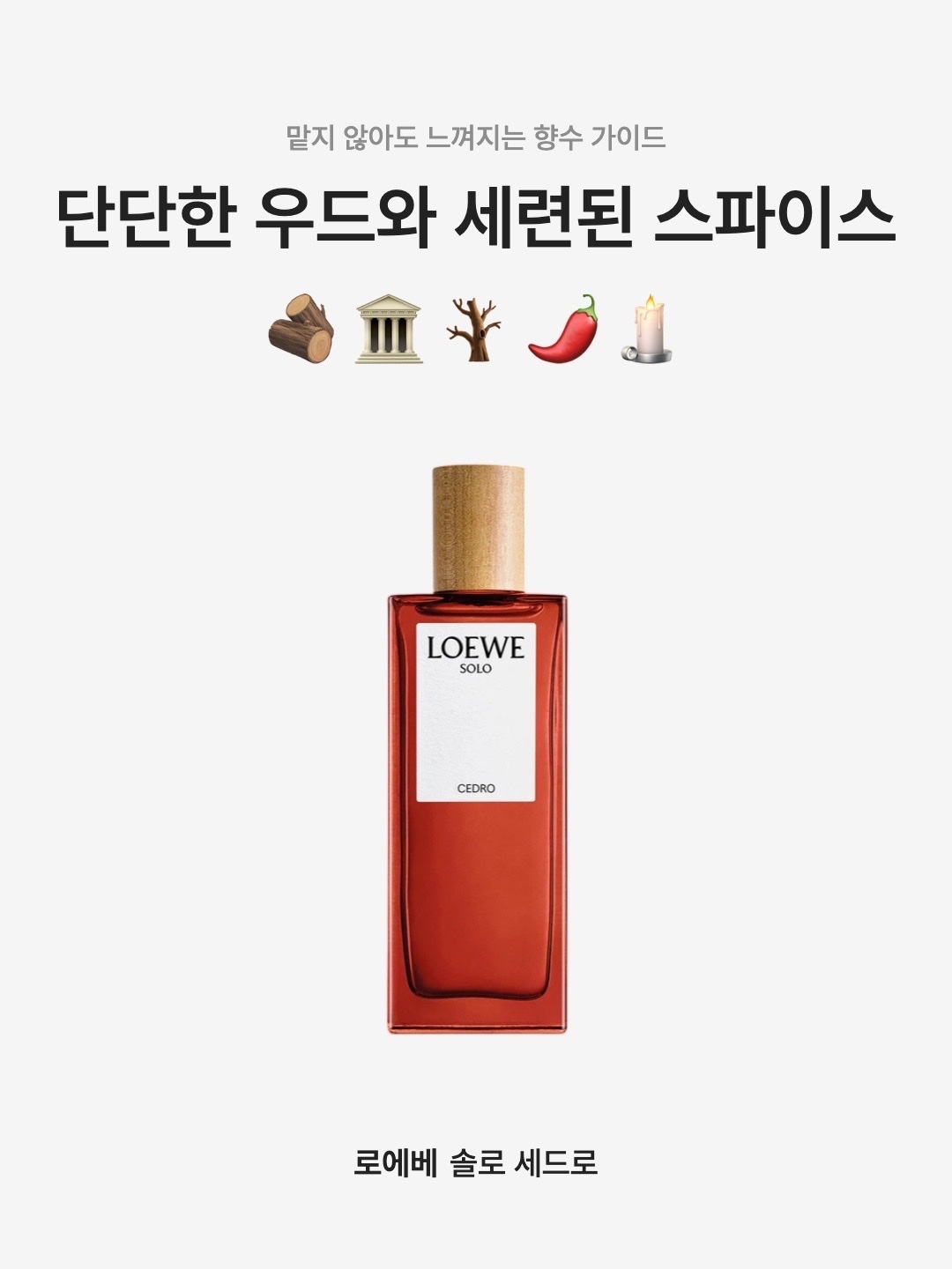 Loewe Solo Cedro Eau de Toilette 50ml 착용 스타일 - 1