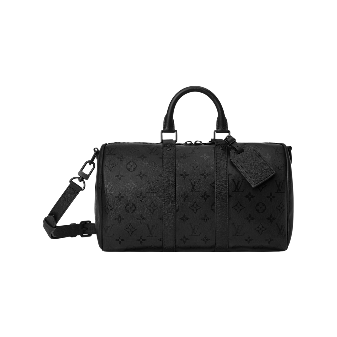 M28370 Louis Vuitton Keepall Bandouliere 35 Monogram Midnight Black