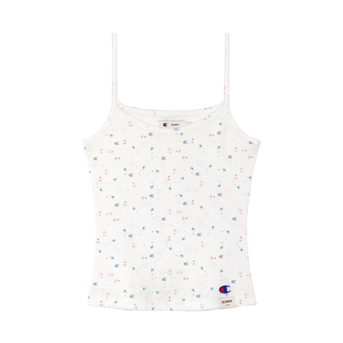 (W) 글로니 x 챔피온 캐미솔 화이트((W) Glowny x Champion Camisole White)