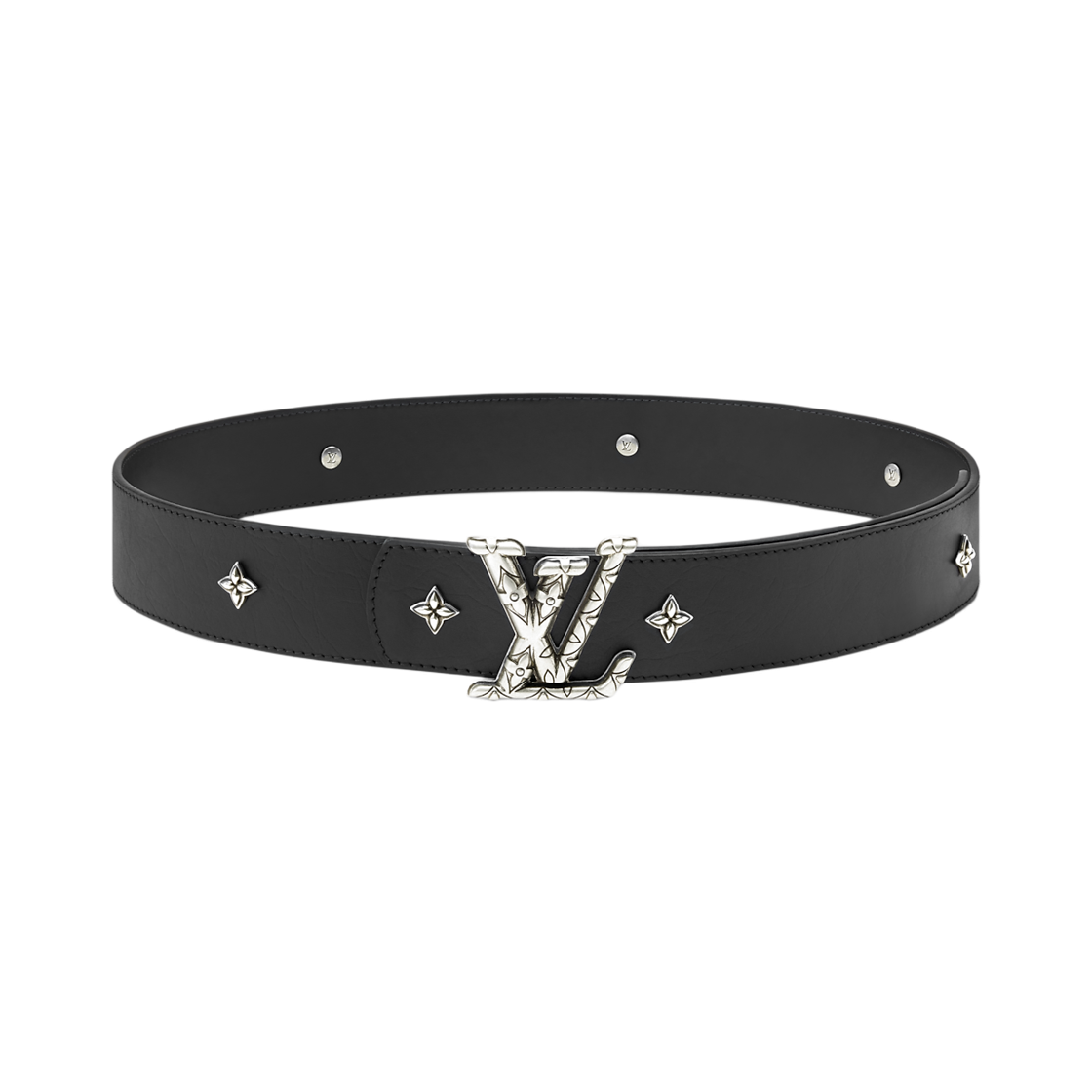 - Louis Vuitton LV Dimension Drift Flower Stud 40mm Reversible Belt Black
