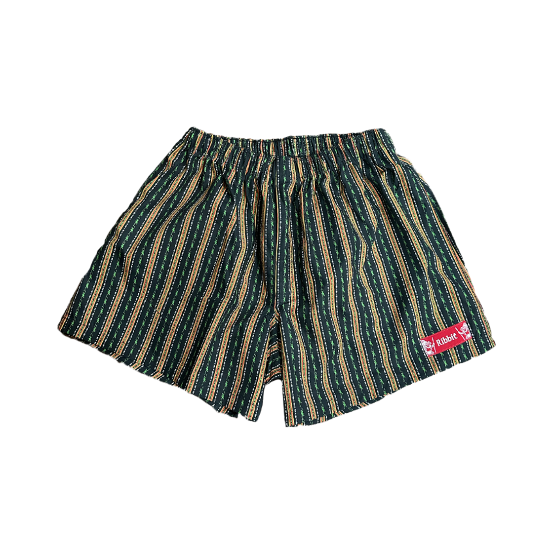 리빗 프로그 스트라이프 박서 쇼츠(RBBT Frog Stripe Boxer Shorts) - 1