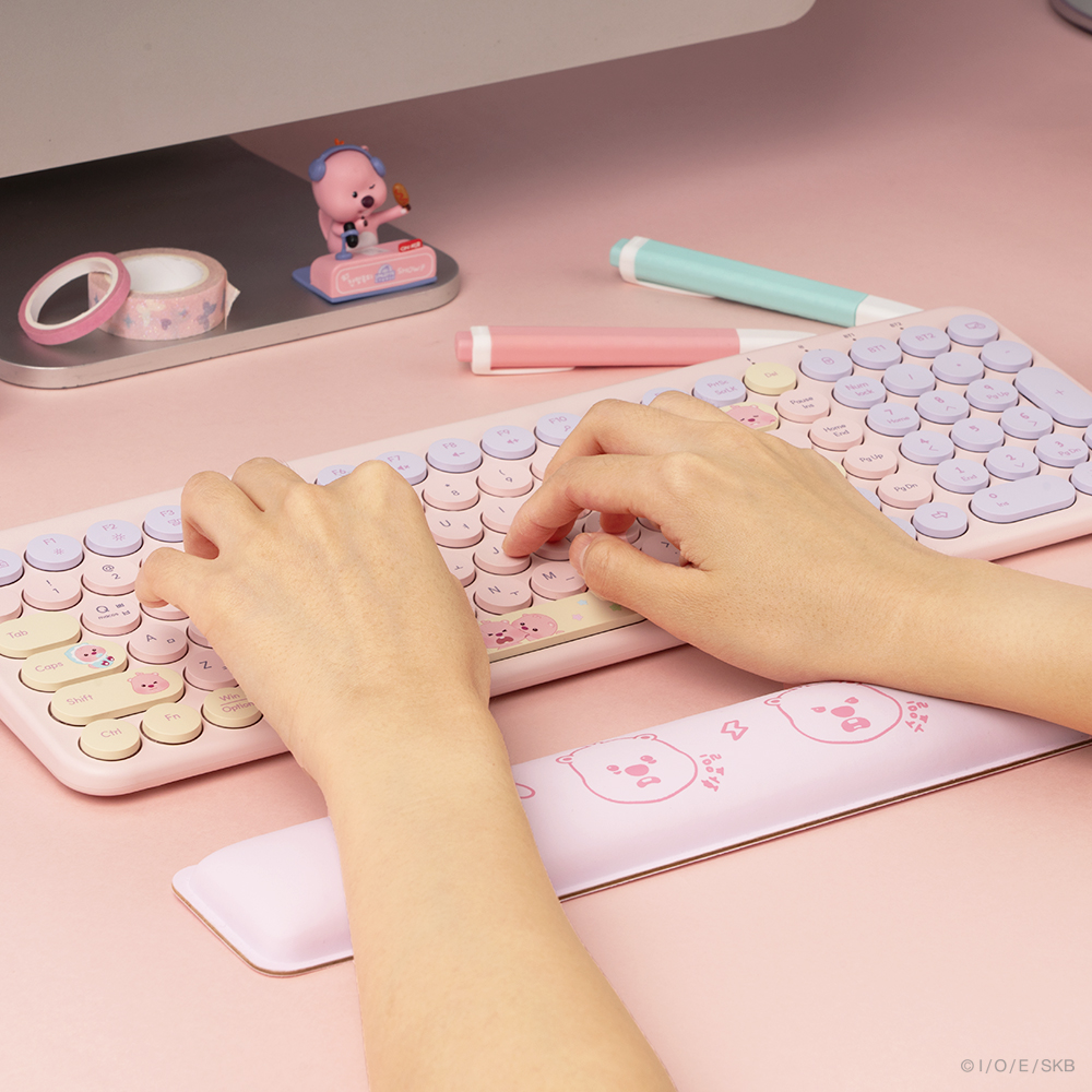 로이체 베이비 잔망루피 멀티페어링 블루투스 무선 키보드(Royche Multi-Pairing Wireless Bluetooth Keyboard - Baby Zanmang Loopy Edition) - 3