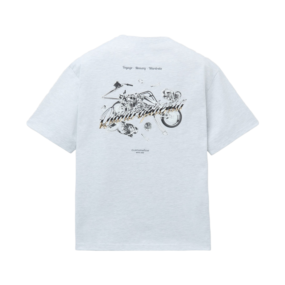 CWTAM26433GYX Customellow Graphic T-Shirt Gray