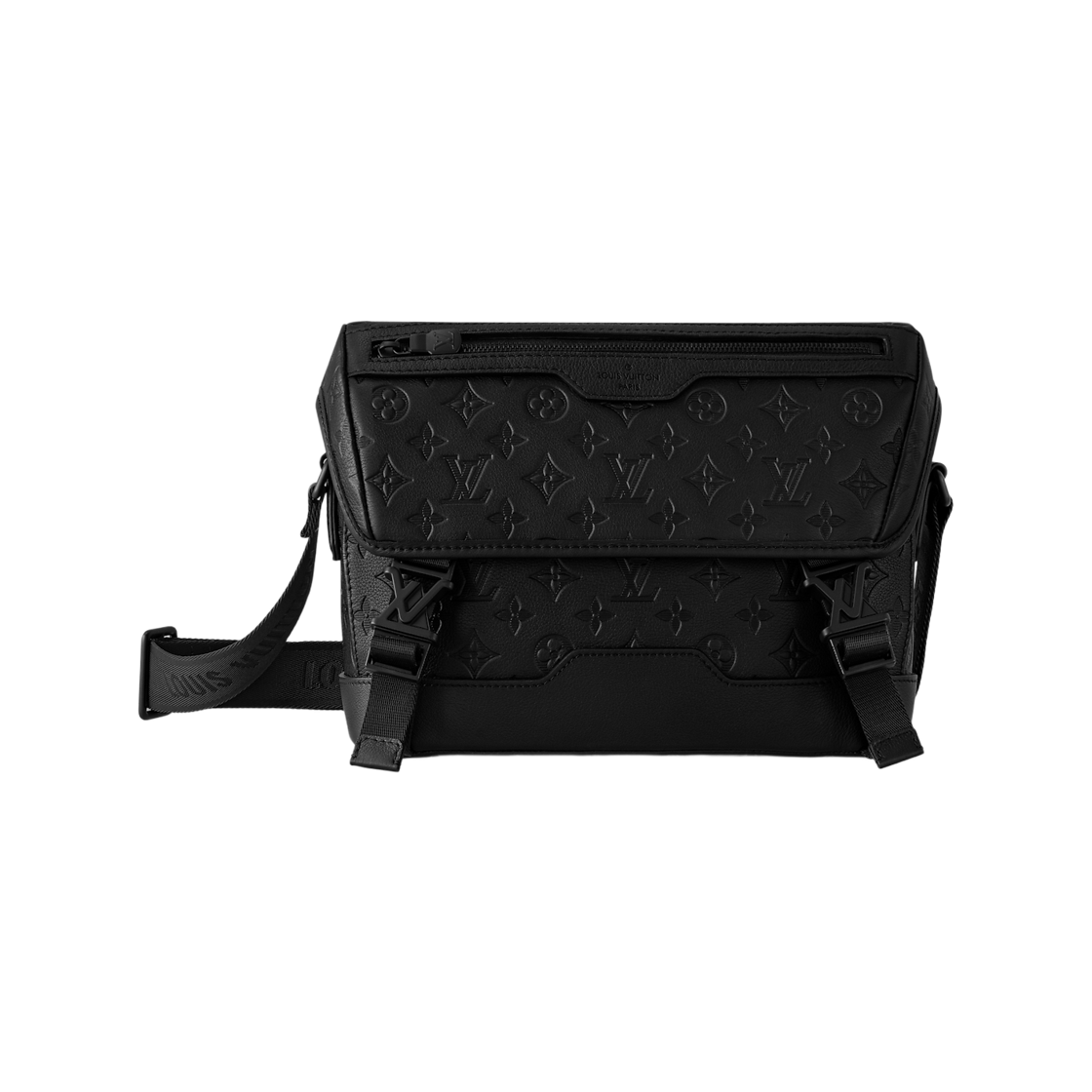M25121 Louis Vuitton Messenger Voyage PM Monogram Shadow Black