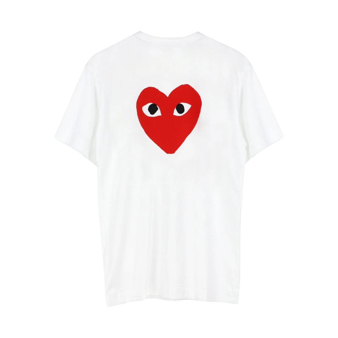 플레이 꼼데가르송 레드 더블 하트 티셔츠 화이트(Play Comme des Garcons Red Double Heart T-Shirt White) - 2