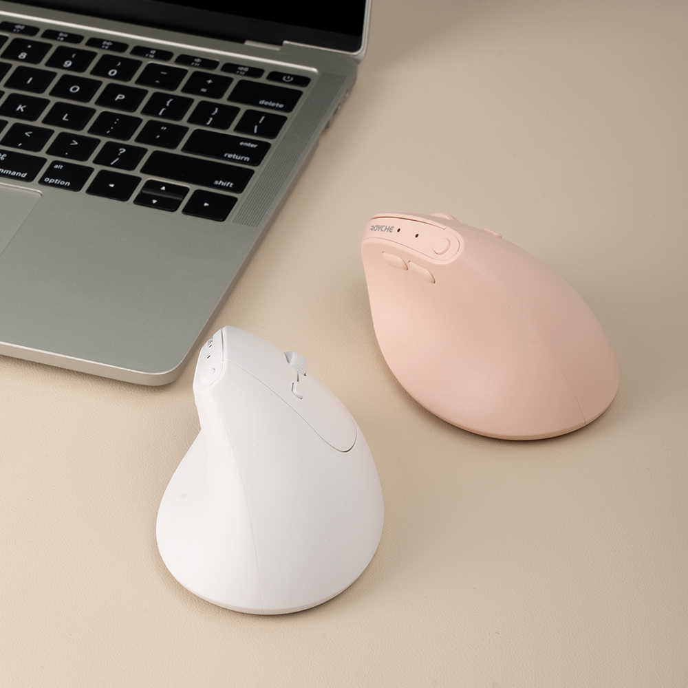 로이체 휴대용 인체공학 저소음 블루투스 미니 버티컬 무선 마우스(Royche Portable Ergonomic Silent Bluetooth Mini Vertical Wireless Mouse) - 6