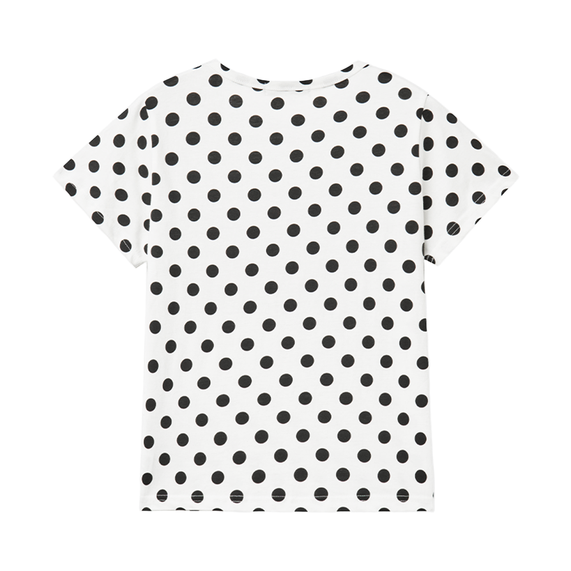 슬릭글로우 도트 크롭 로고 티셔츠 화이트(SLEEKGLOW Dot Crop Logo T-Shirt White) - 2