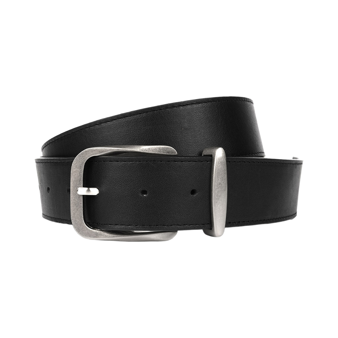 파프롬왓 볼드 트위스트 버클 레더 벨(Farfromwhat Bold Twist Buckle Leather Belt)