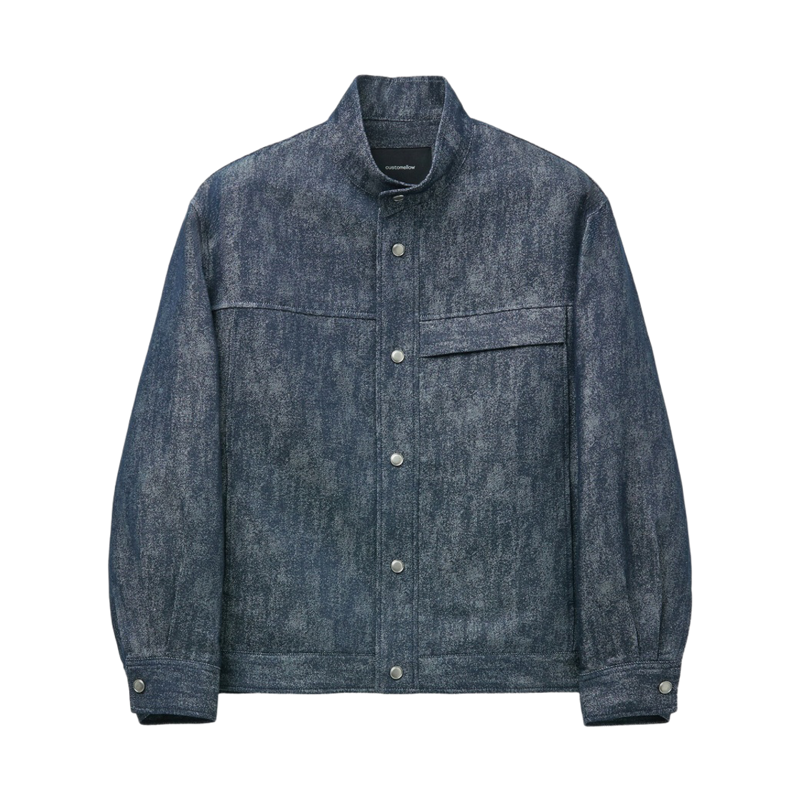 CWJAM26302BUX Customellow Stand Collar Jacket Blue