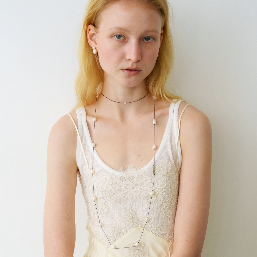 러브미몬스터 이터널 위시 롱 목걸이 아이보리(lovememonster Eternal Wish Long Necklace IVORY) - 4