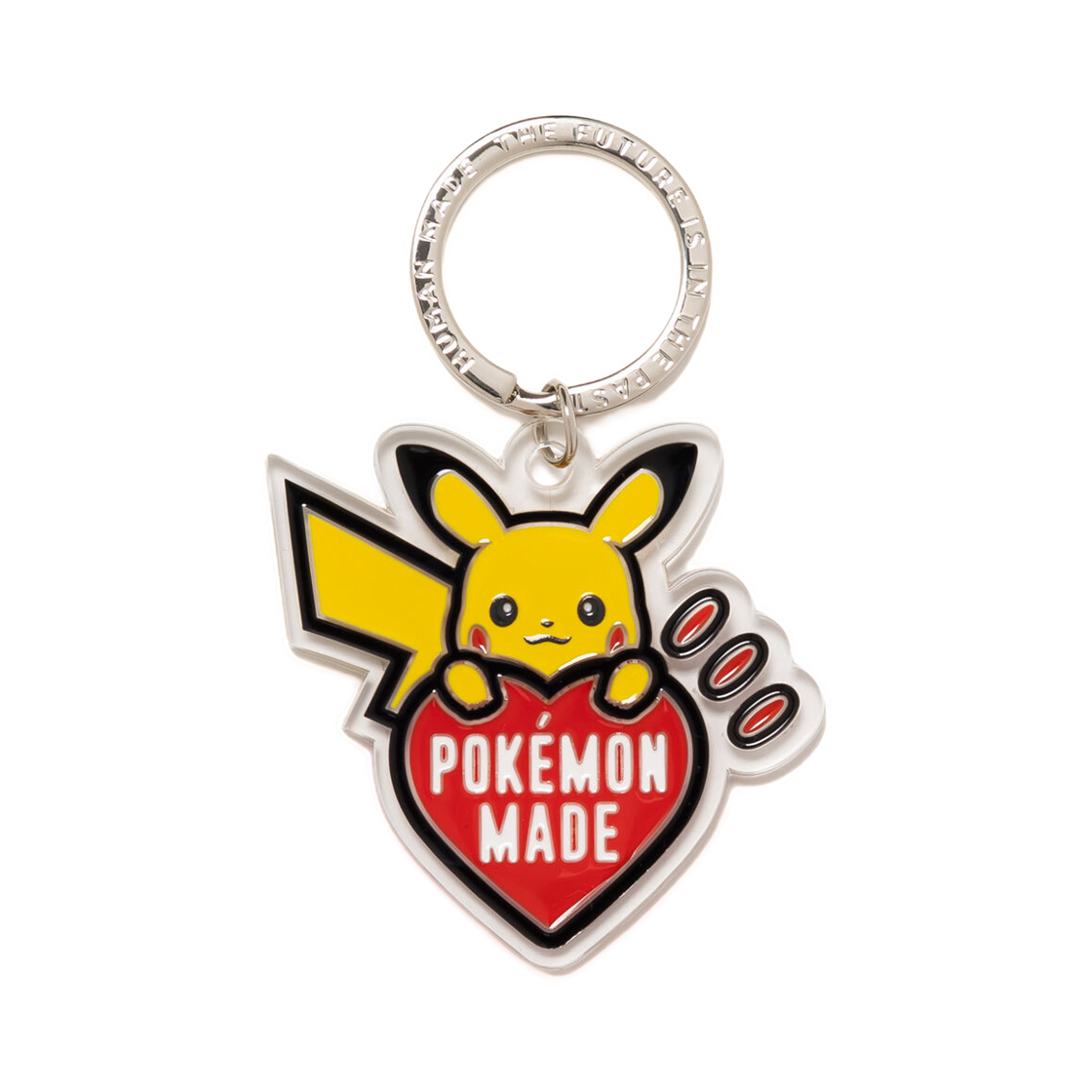 휴먼 메이드 x 포켓몬 메이드 키링 #1 레드(Human Made x Pokemon Made Key Ring #1 Red)