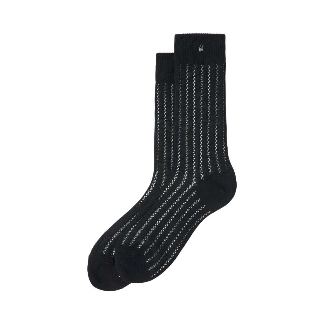 CALAX26105BKX Customellow Mesh Logo Socks Black