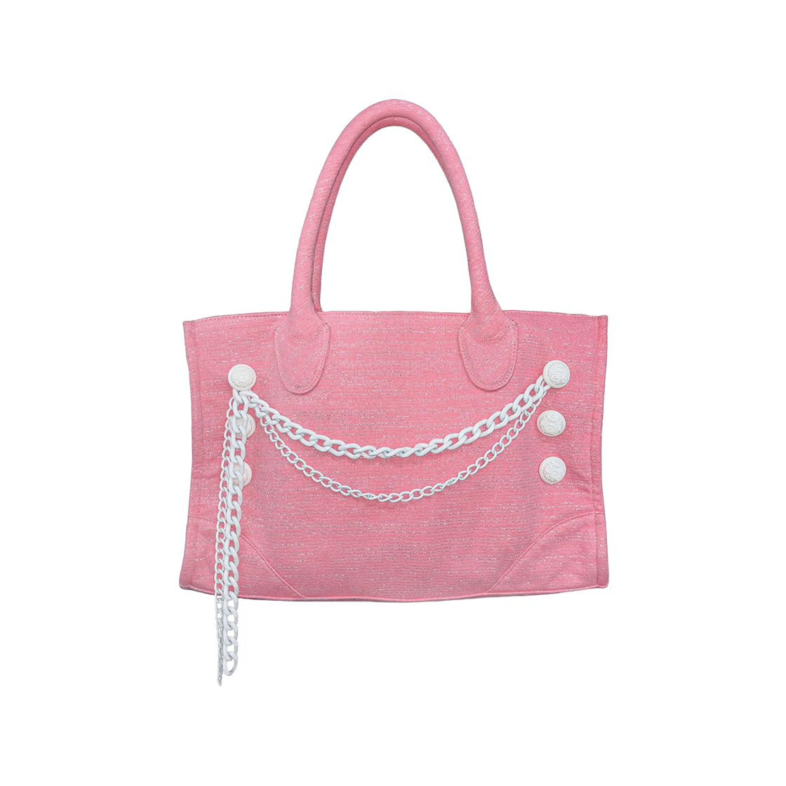 스컬프터 체인 테리 백 애시드 핑크(Sculptor Chain Terry Bag Acid Pink)