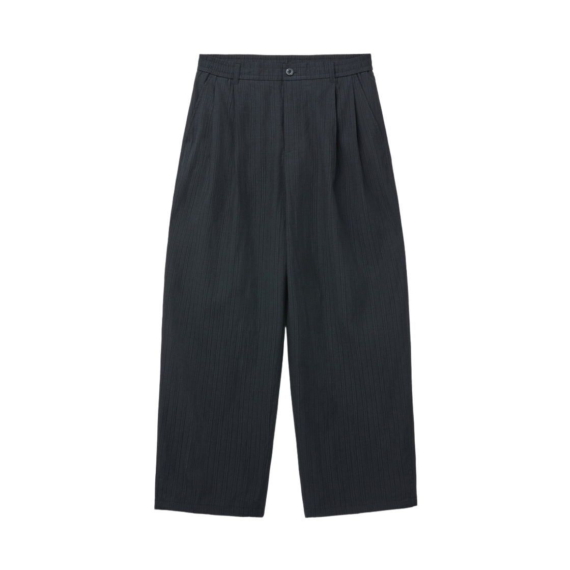 커스텀멜로우 루즈핏 턱 플리츠 팬츠 다크 네이비(Customellow Loose Fit Tucked Pleats Pants Dark Navy) - 1