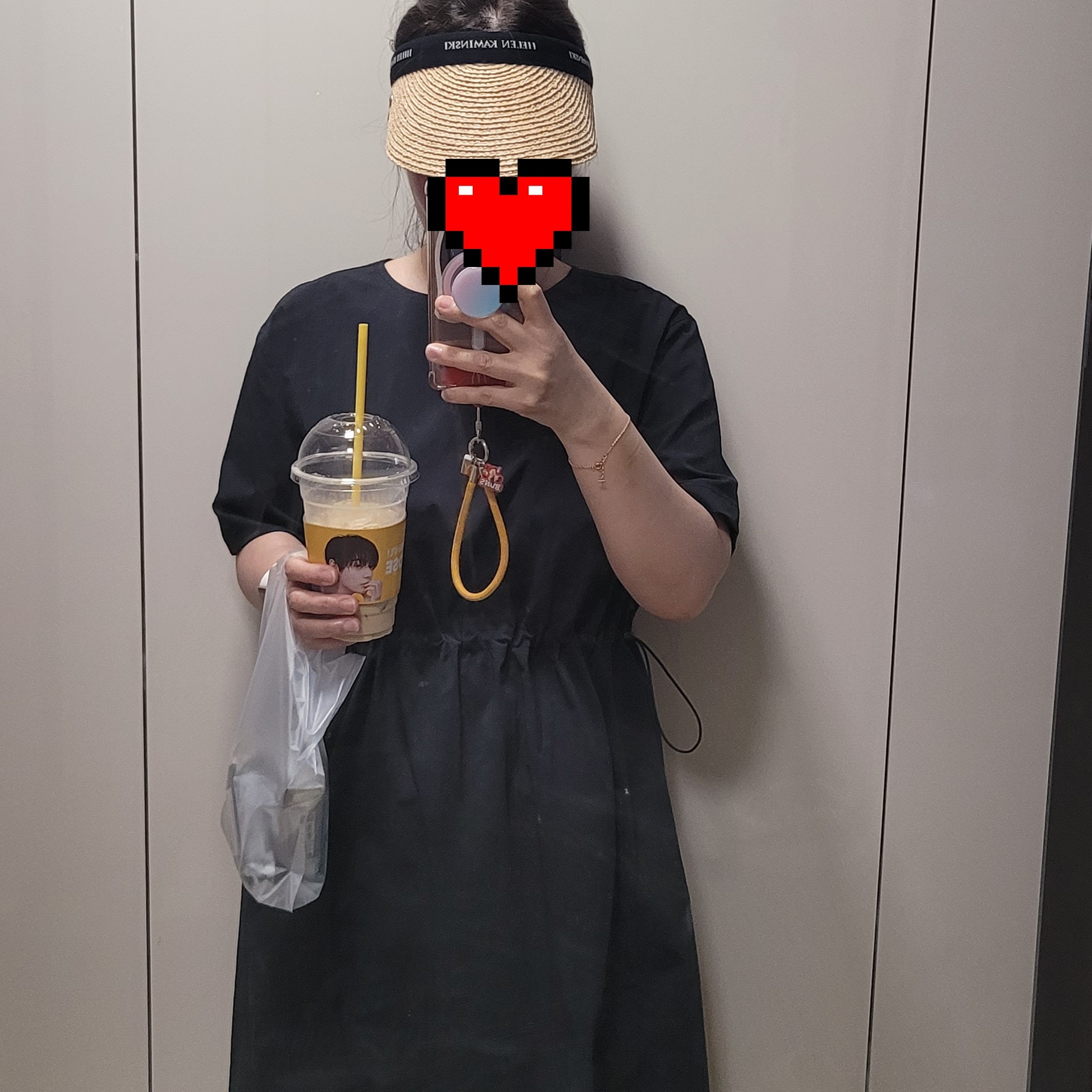 (W) Helen Kaminski Bianca Natural Black Logo, Oofos OOriginal Nomad 착용 스타일