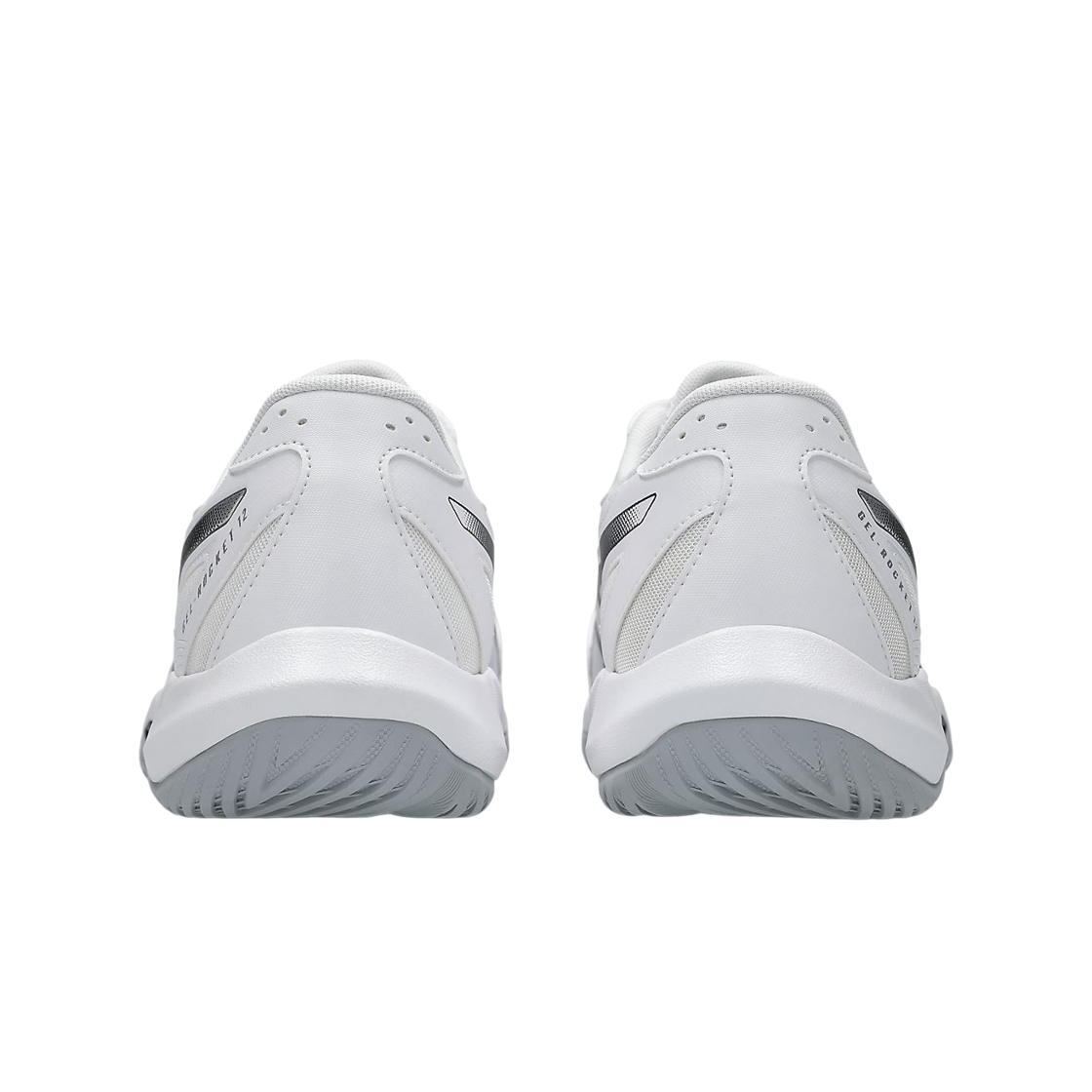 아식스 젤 로켓 12 화이트 블랙 - 2E 와이드(Asics Gel-Rocket 12 White Black - 2E Wide) - 3