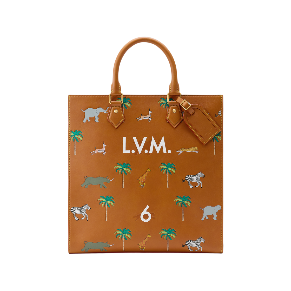 M28364 Louis Vuitton x The Darjeeling Limited Sac Plat Tan