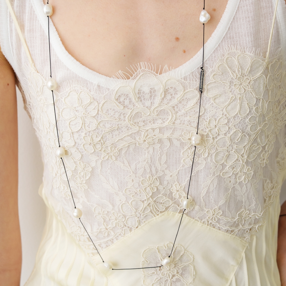 러브미몬스터 이터널 위시 롱 목걸이 아이보리(lovememonster Eternal Wish Long Necklace IVORY) - 5
