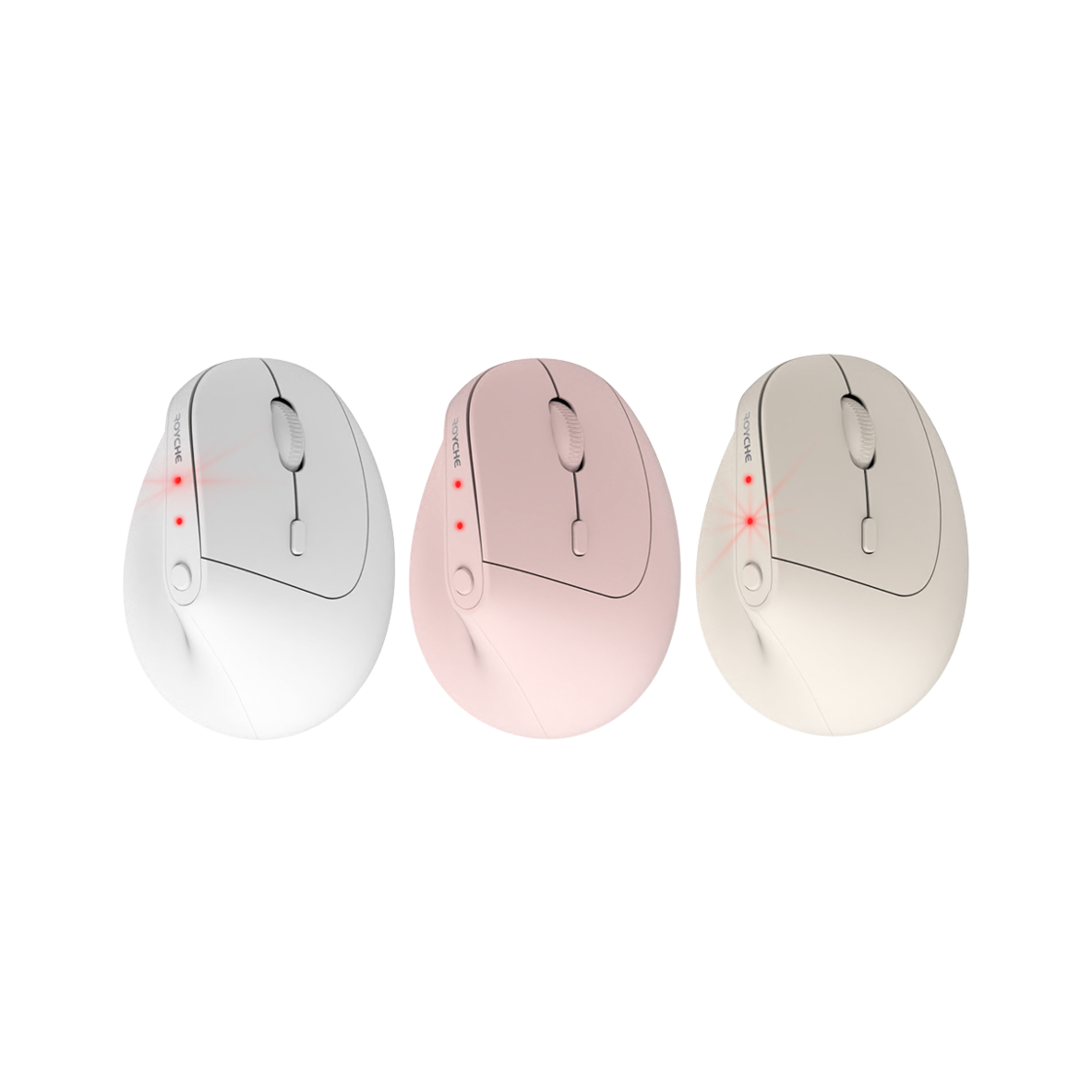 로이체 휴대용 인체공학 저소음 블루투스 미니 버티컬 무선 마우스(Royche Portable Ergonomic Silent Bluetooth Mini Vertical Wireless Mouse) - 1