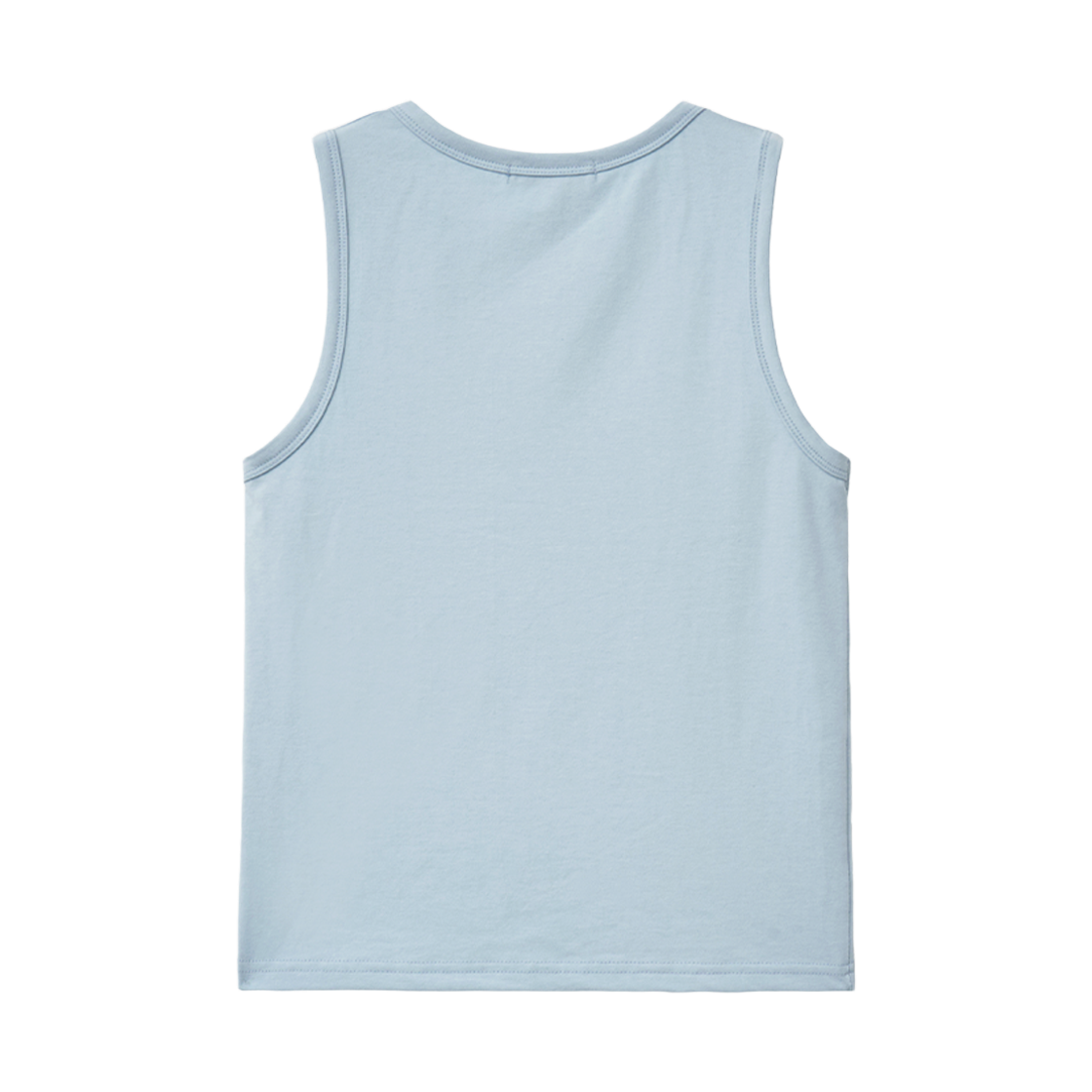 슬릭글로우 러브 이모지 슬리브리스 탑 스카이블루(SLEEKGLOW Love Emoji Sleeveless Top Sky Blue) - 2