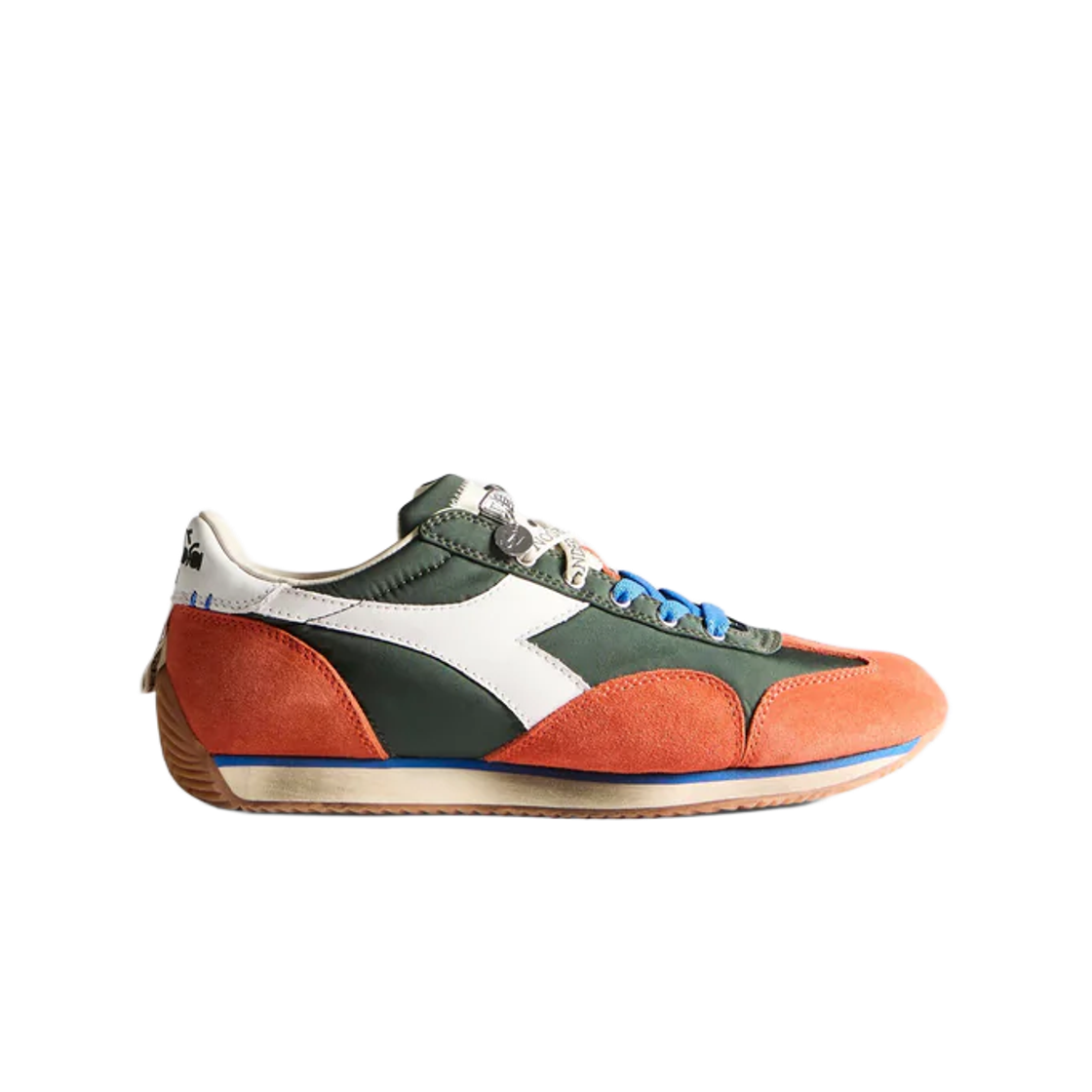 (W) JW 앤더슨 x 디아도라 이큅 트레이너 인 그린 나이트((W) JW Anderson x Diadora Equipe Trainers in Green Night)