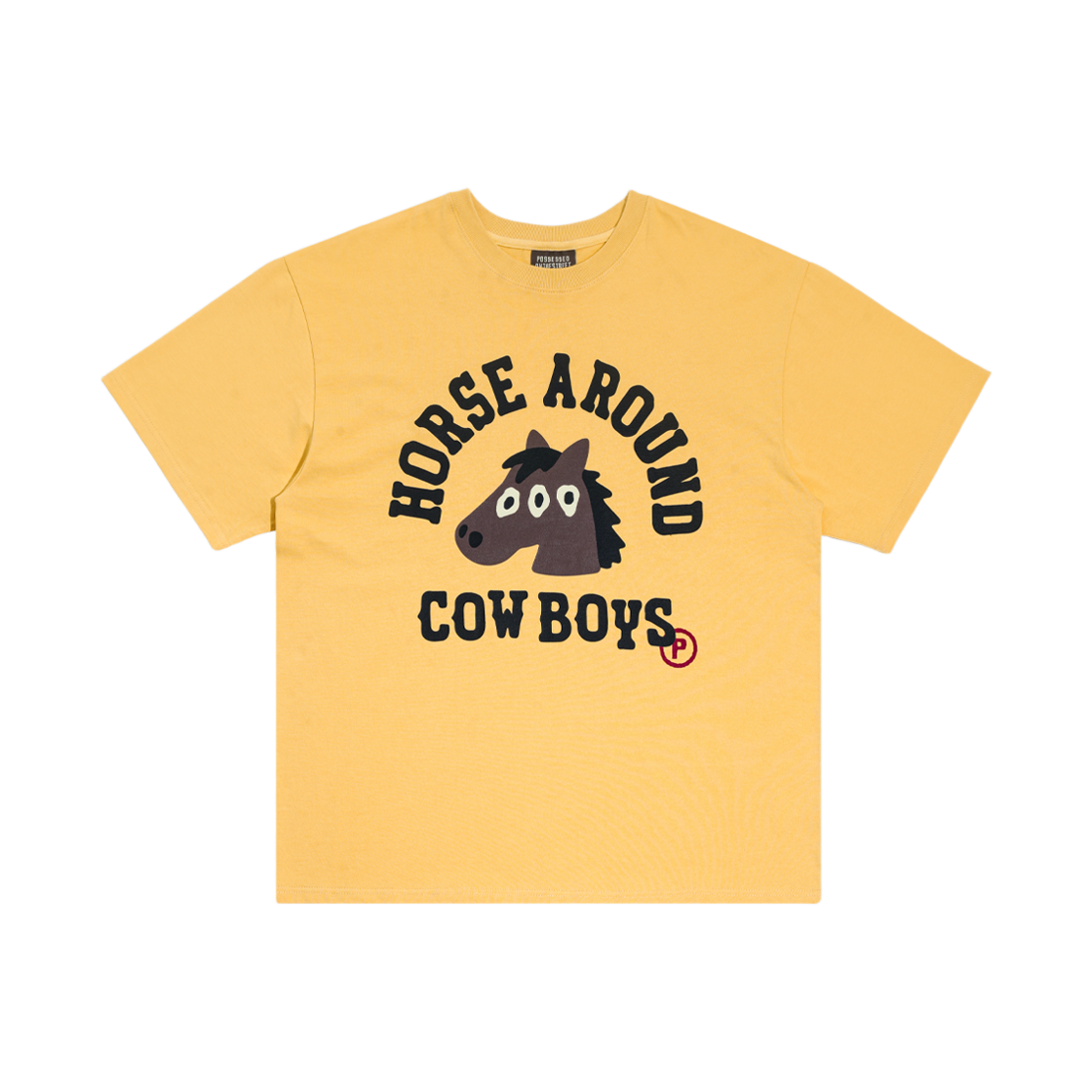 퍼츠 매드 홀스 티셔츠 옐로우(POTS Mad Horse T-Shirt Yellow)
