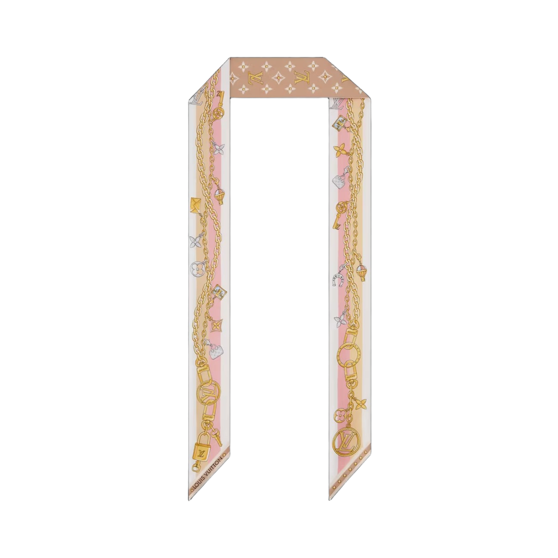 M98006 (W) Louis Vuitton K Charm Bandeau S00 Beige