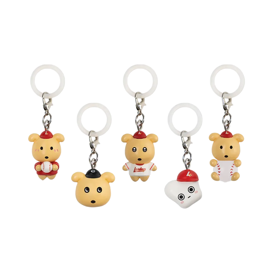 SSG 랜더스 x 깜자 마킹 액세사리 (5개 세트)(SSG Landers x Ggamja Uniform Marking Accessories (Set of 5))