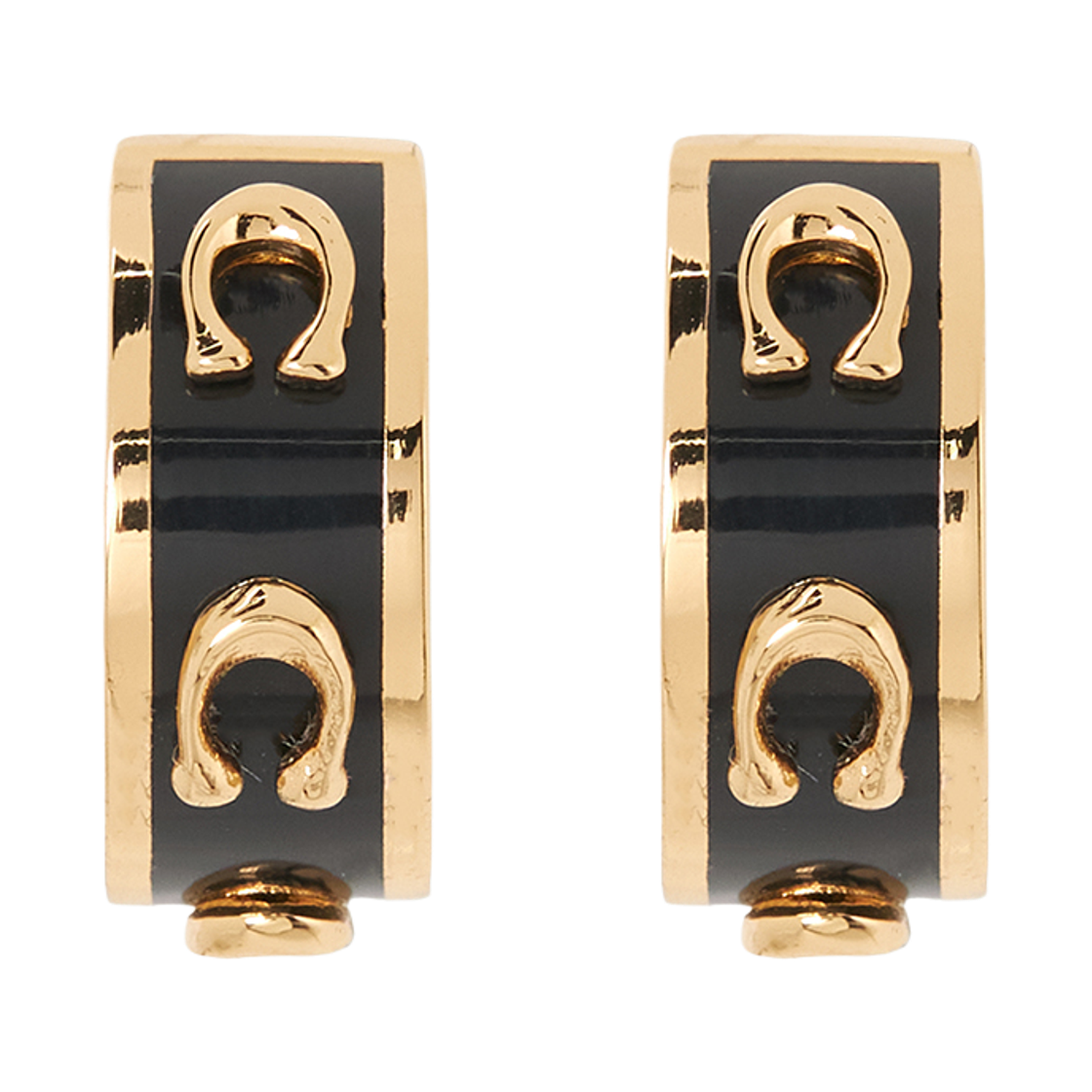 [15% 쿠폰] (W) 코치 오레치니 이어링 골드 블랙([15% 쿠폰] (W) Coach Orecchini Earrings Gold Black) - 3