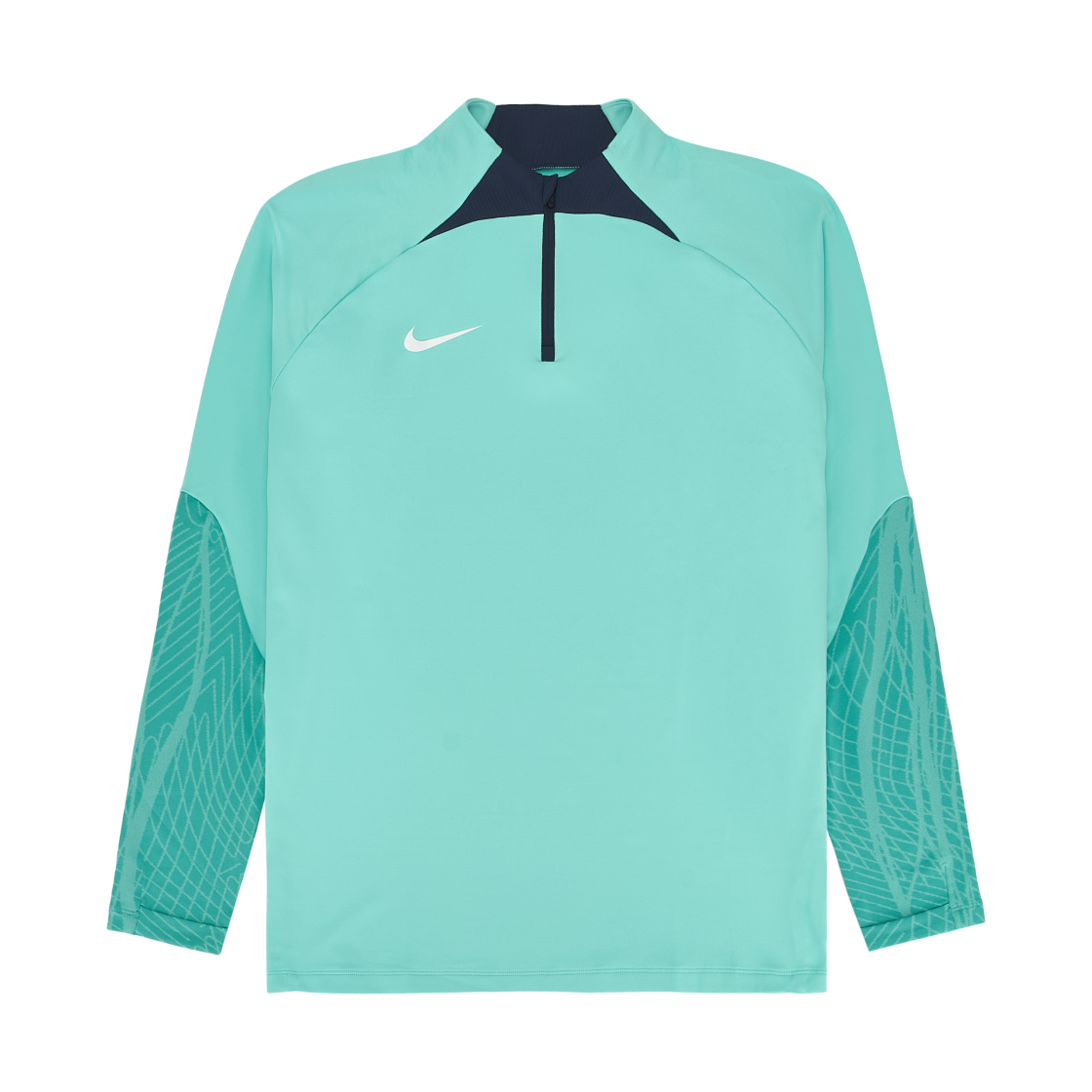 나이키 드라이핏 스트라이크 풋볼 드릴 탑 하이퍼 터콰이즈 워시드 틸 - 아시아(Nike Dri-Fit Strike Football Drill Top Hyper Turquoise Washed Teal - Asia)