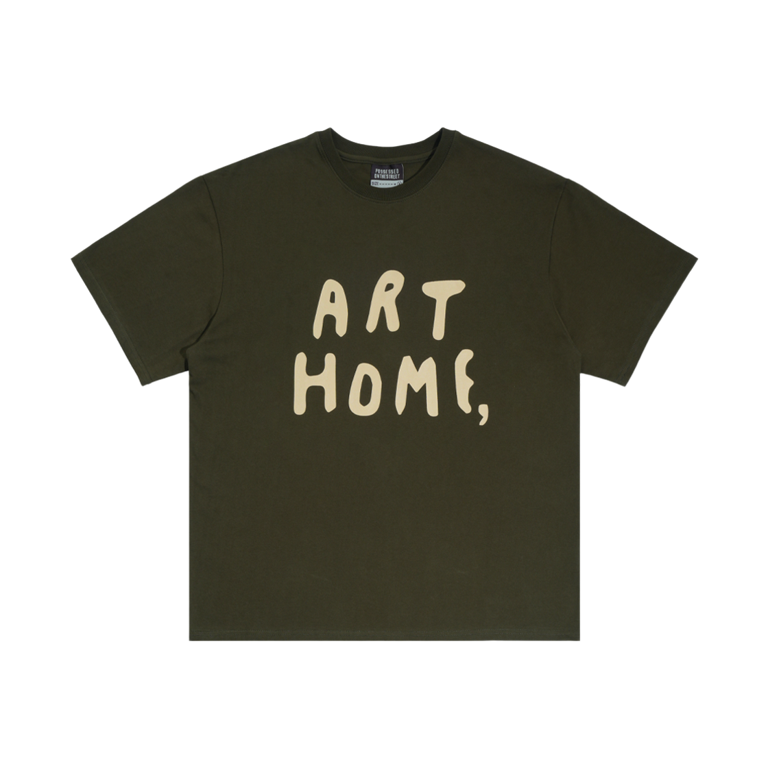 퍼츠 아트 홈 티셔츠 카키(POTS Art Home T-Shirt Khaki) - 1