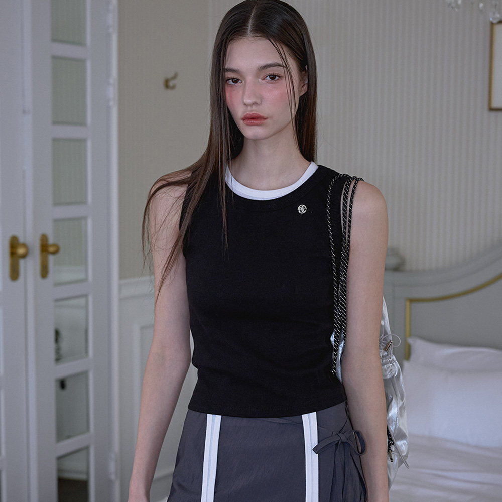 로제프란츠 실버 포인트 슬리브리스 블랙(Rosefrantz Silver Point Sleeveless [Black]) - 2