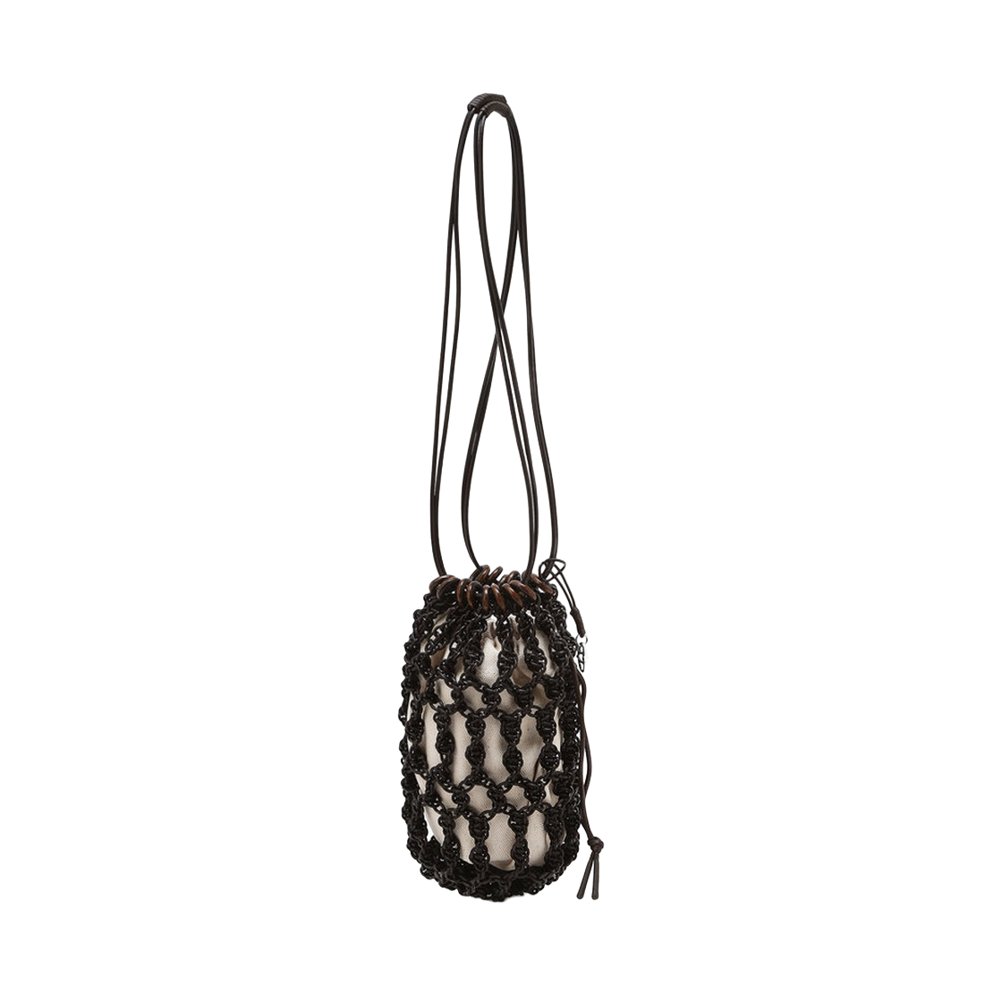 아떼 바네사브루노 액세사리 아이보리 위빙 네트 미니백 AABA6E865IV 아이보리(Athe Vanessabruno Acc Ivory Weaving Net Mini Bag Aaba6E865Iv Ivory) - 1