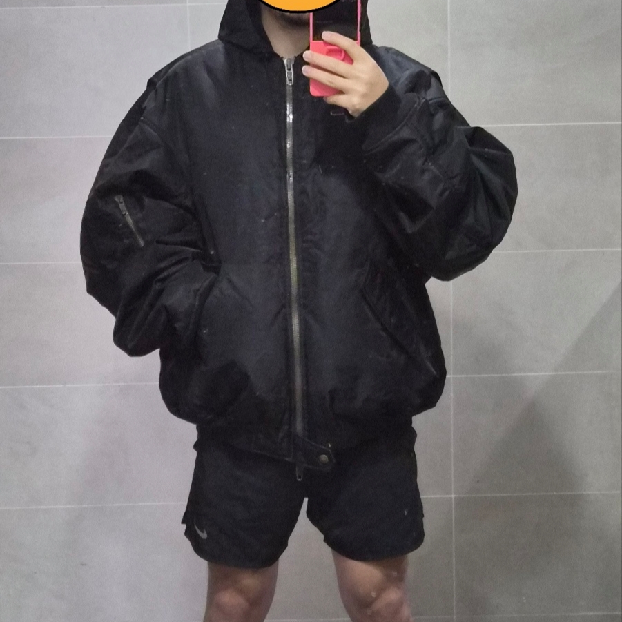 Balenciaga 3B Sports Icon Light Bomber Black 착용 스타일