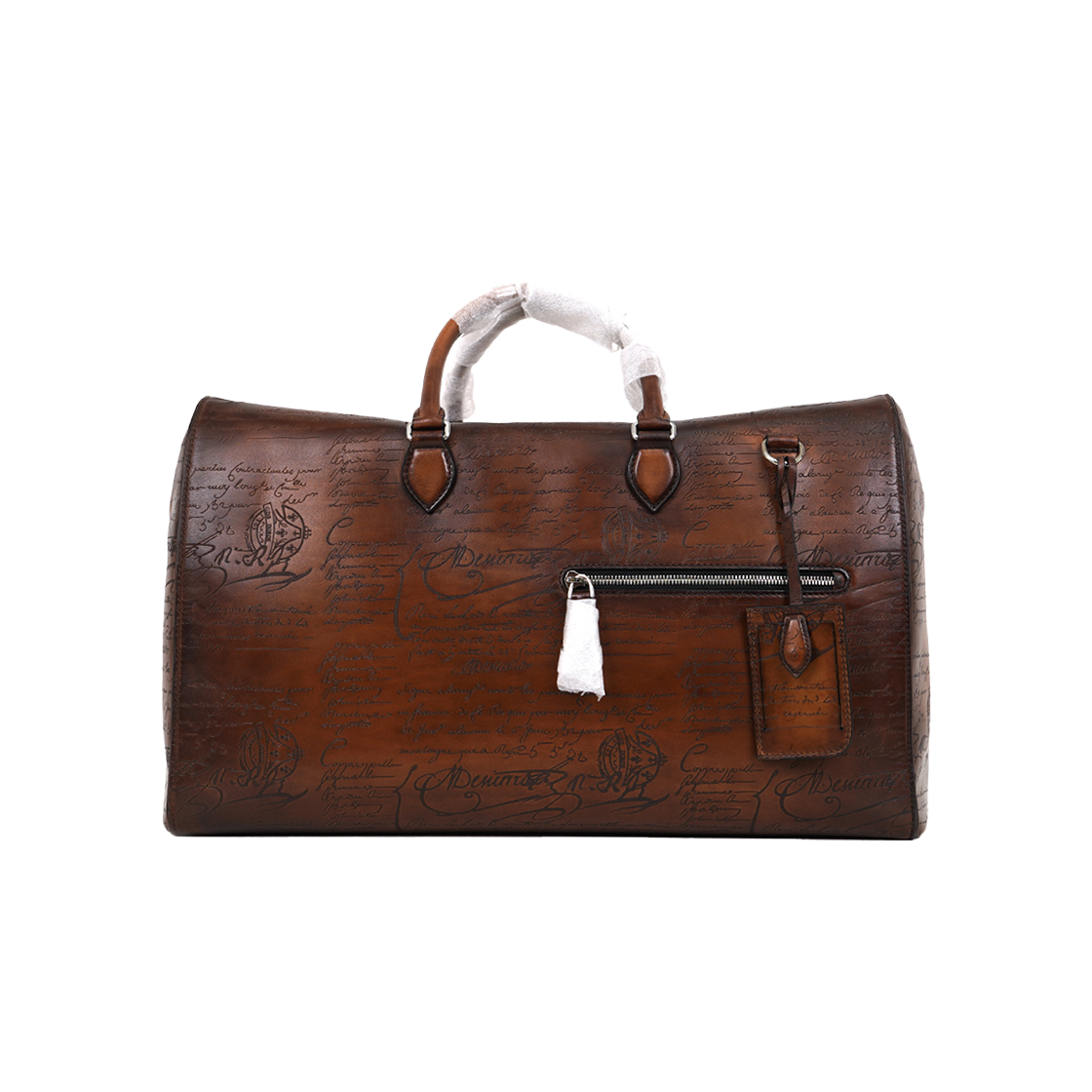 벨루티 주르 오프 미디엄 스크리토 레더 트래블 백(Berluti Jour Off Medium Scritto Leather Travel Bag) - 1