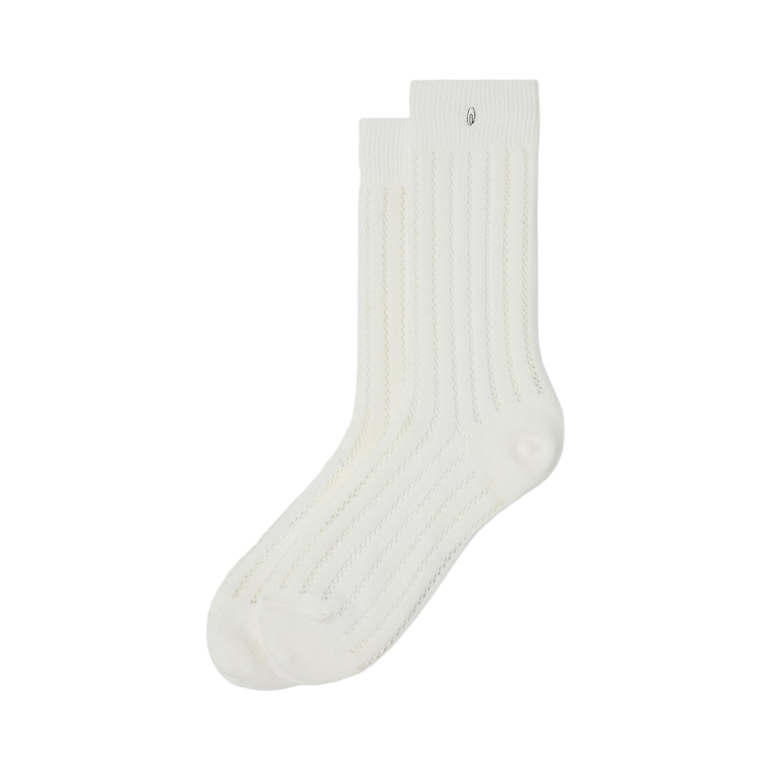 CALAX26105WHX Customellow Mesh Logo Socks White