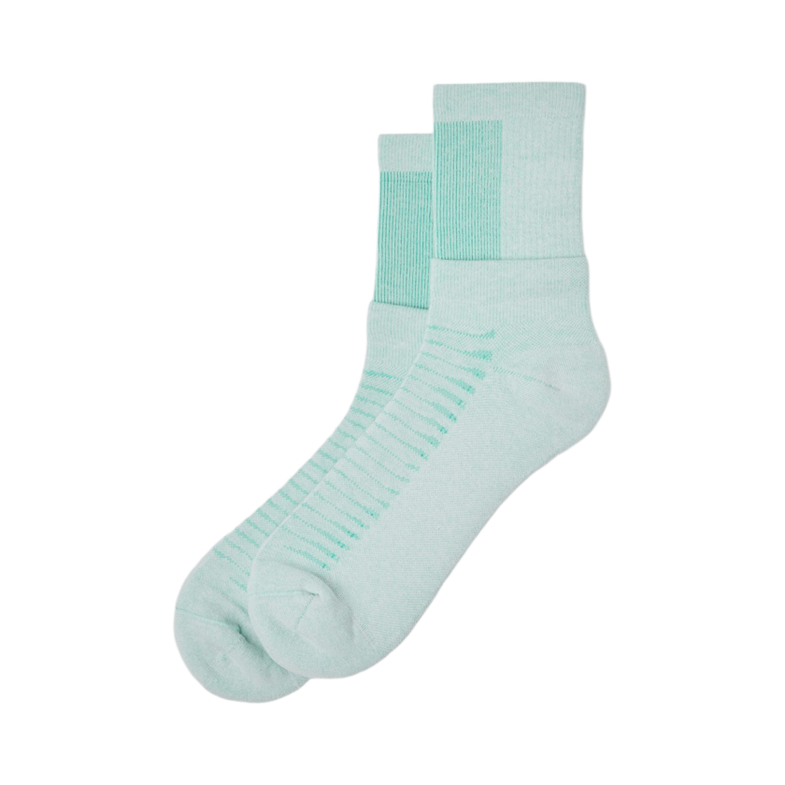 CALAX26109MIX Customellow Two Tone Layered Socks Mint