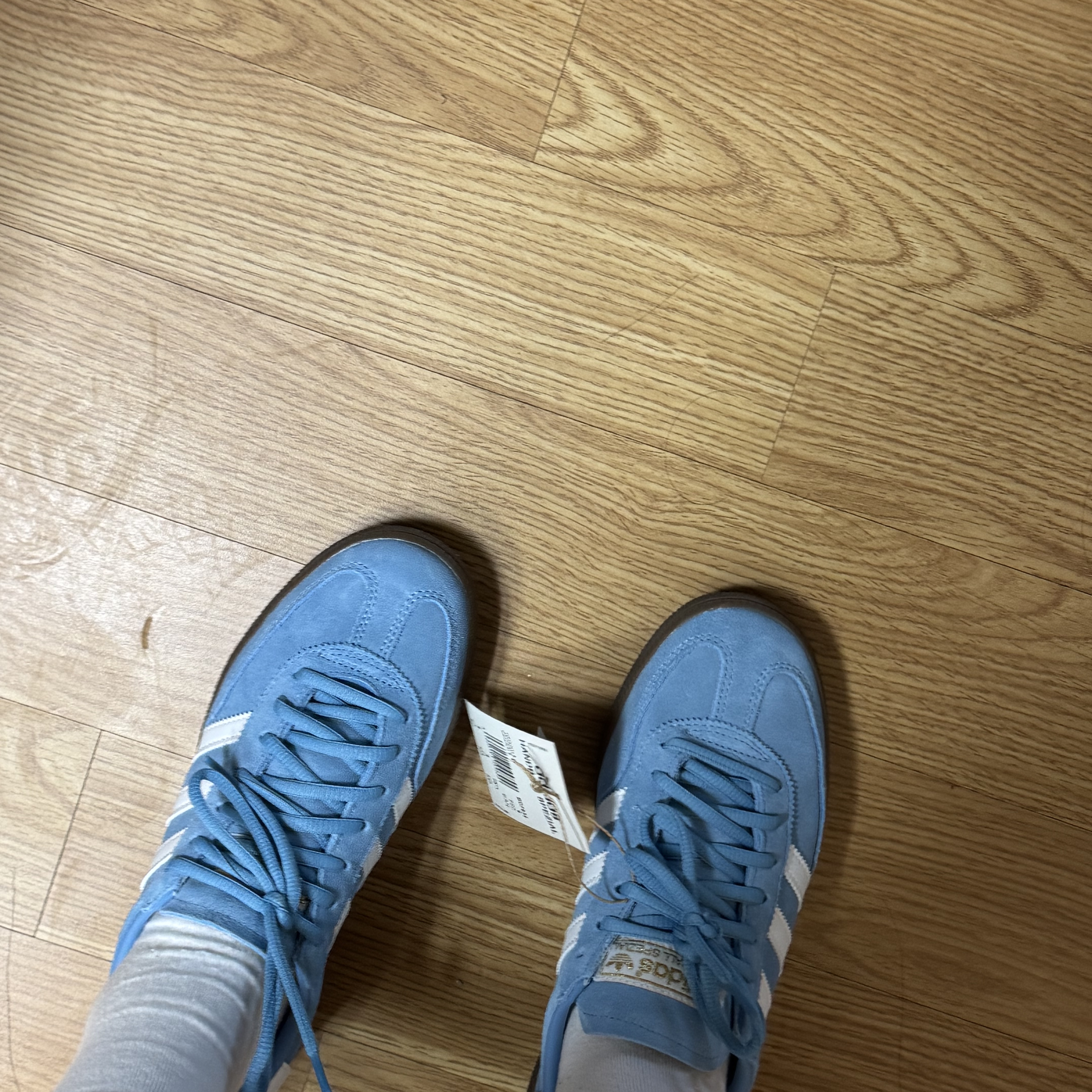Adidas Spezial Handball Light Blue 착용 스타일